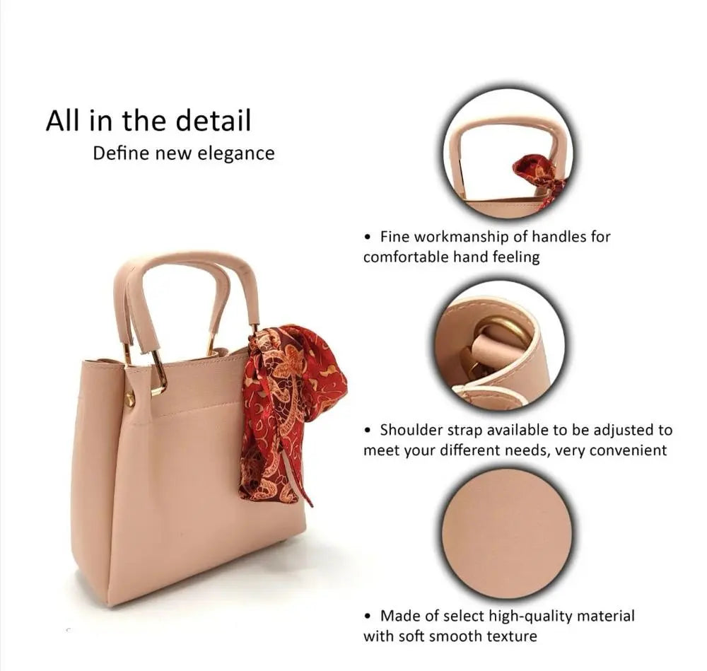 Stylish Hand Bag's Leather Hype Hem