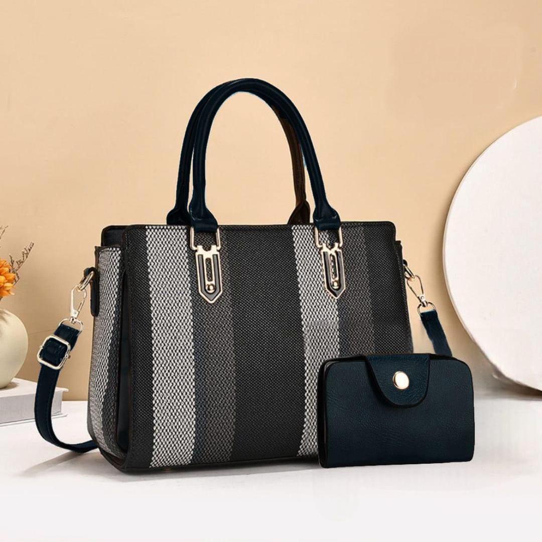 Women's Texture Printed Hand Bag's