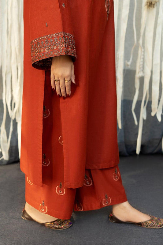 3Pcs Women's Unstitched Embroidered Lawn Suit Hype Hem