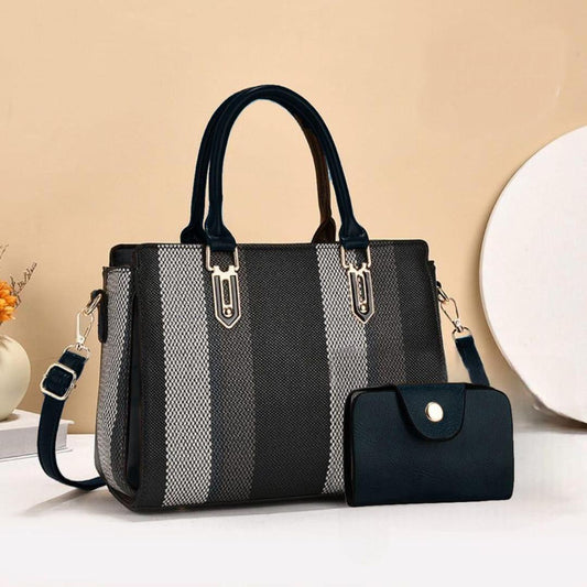 Women's Texture Printed Hand Bag's