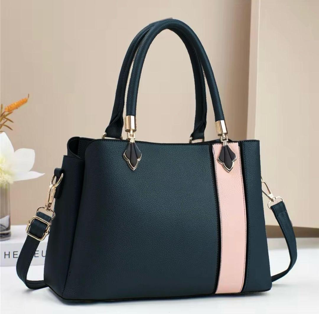 Women's Leather Plain Hand Bag