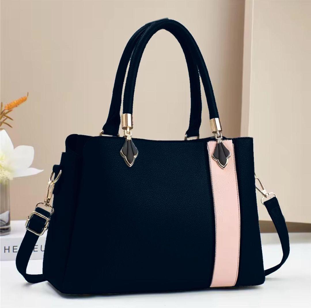 Women's Leather Plain Hand Bag